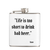 Flasques Fantaisie Quote de bière (Devant)