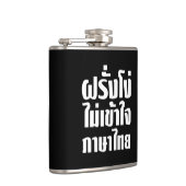 Flasques Farang idiot ne comprend pas la langue thaïlandais (Droite)