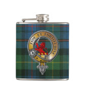 Flasques Farquharson Tartan & Badge (Devant)