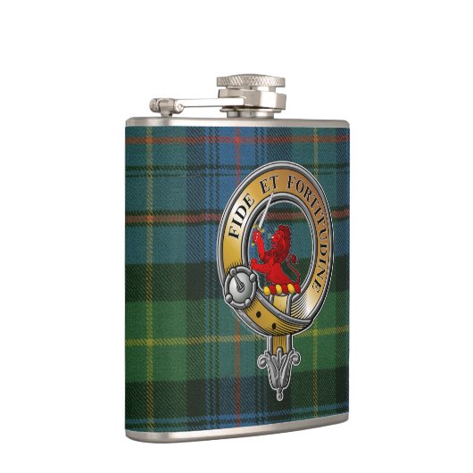 Flasques Farquharson Tartan & Badge (Droite)