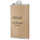 Flasques Faux Cuir Vinyl Enveloppé (Gauche)