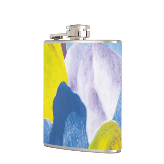 Flasques Faux Indigo III (Gauche)