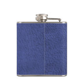 Flasques Faux Leather Navy Blue Graduation Cadeau (Dos)