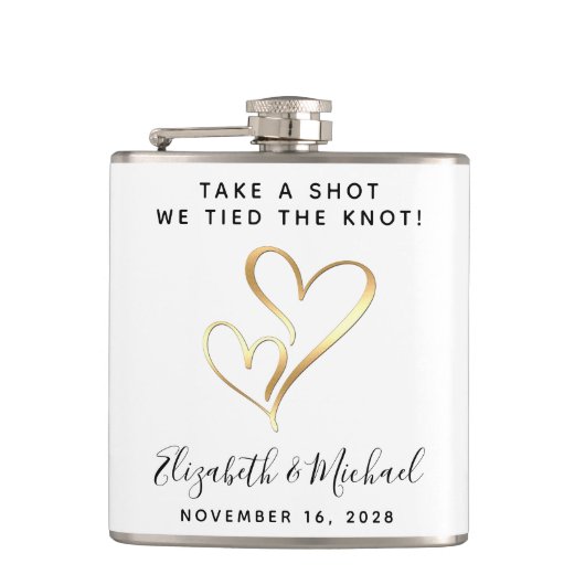 Flasques Faveur Mariage Prendre Une Tirée Nous Avons Lié Le (Devant)