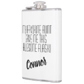 Flasques Favorite Tante Nephew Vinyl Wrapped Flask (Gauche)