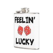 FLASQUES "FEELIN' LUCKY" DICE (Gauche)