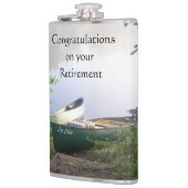 Flasques Félicitations à la retraite Prochaine aventure (Gauche)