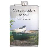 Flasques Félicitations à la retraite Prochaine aventure (Devant)