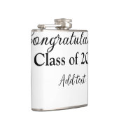 Flasques Félicitations de graduation simples clas d'ajout m (Droite)