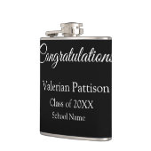 Flasques Félicitations diplômé ajouter le nom de l'école si (Gauche)