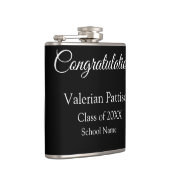 Flasques Félicitations diplômé ajouter le nom de l'école si (Droite)