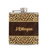 Flasques Feminine Cheetah Print with Name (Devant)
