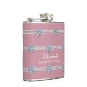 Flasques Femme Chic Elegant Diamond Pearl Bridesmaid (Droite)