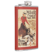 Flasques Femme de Comiot Motocycles et affiche de promo (Droite)