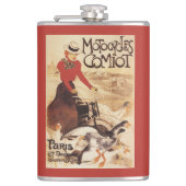 Flasques Femme de Comiot Motocycles et affiche de promo (Devant)