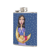 Flasques Femme de sommeil de visage de croissant de lune (Gauche)