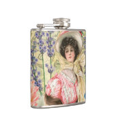 Flasques Femme victorienne florale rose Régence (Droite)