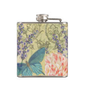 Flasques Femme victorienne florale rose Régence (Dos)