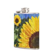 Flasques Fence painted de Sunflowers (Gauche)