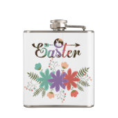 Flasques Ferme Verte Et Fleurs Colorées (Dos)