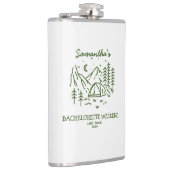 Flasques Fête de Bachelorette de Camping Rustique Moderne N (Droite)