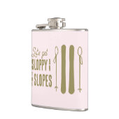 Flasques Fête de Bachelorette de Ski d'Hiver des Pentes Gli (Gauche)