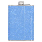 Flasques Fête de Bachelorette "Dernier Bain" Personnalisée (Dos)