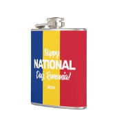 Flasques Fête de l'Indépendance de Roumanie Pavillon nation (Gauche)