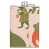 Flasques Fête de Noël Dino : Tree Rex (Dos)