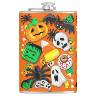 Flasques Fête des Candies Éffrayantes d'Halloween
