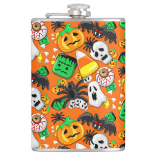 Flasques Fête des Candies Éffrayantes d'Halloween