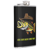 Flasques Fête des pères Drôle Poisson Porté un Casquette Co (Droite)