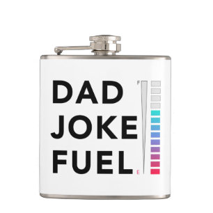 Flasques Fête des pères du compteur de carburant de la pl