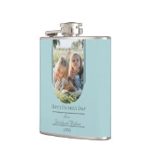 Flasques Fête des pères photo Arch moderne | TURQUOISE (Gauche)