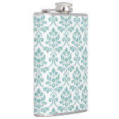 Flasques Feuille Damask Teal Pattern (Droite)