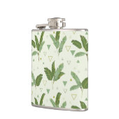 Flasques Feuille de banane avec des triangles (Gauche)