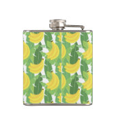 Flasques Feuille de banane et monogramme du motif | de (Dos)