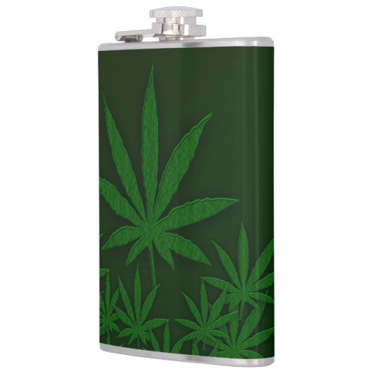 Flasques Feuille de mauvaises herbes (Gauche)