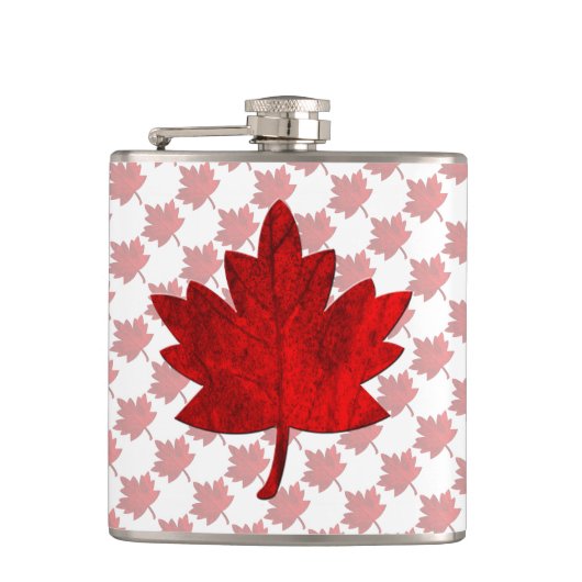 Flasques Feuille d'érable du Canada par Shirley Taylor (Devant)