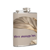 Flasques Feuille d'or élégante (Droite)