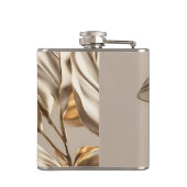 Flasques Feuille d'or élégante (Dos)