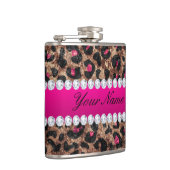 Flasques Feuille d'or et diamants de rose de roses indien (Droite)