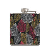 Flasques Feuille squelette moderne Motif d'automne (Dos)