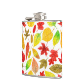 Flasques Feuilles d'automne blanc (Gauche)