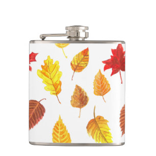 Flasques Feuilles d'automne motif