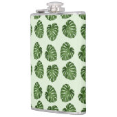 Flasques Feuilles de palmiers, Feuilles verts, Motif tropic (Gauche)