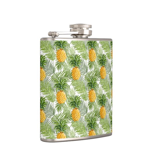 Flasques Feuilles et ananas tropicaux (Droite)