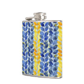 Flasques Feuilles jaune et bleu (Gauche)