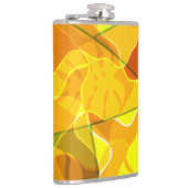 FLASQUES FEUILLES TROPICALES ABSTRAITES (Droite)