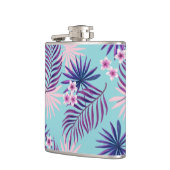Flasques Feuilles tropicaux et fleurs 2 (Gauche)